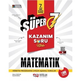 Nitelik Yayınları 7.Sınıf Süper 7 Matematik Kazanım Soru Kitabı