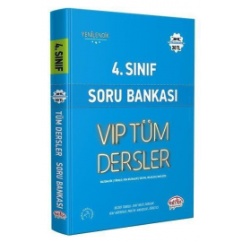 Editör Yayınevi 4. Sınıf Tüm Dersler Soru Bankası Vip Mavi