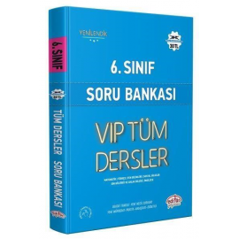 Editör Yayınevi 6. Sınıf Tüm Dersler Soru Bankası Vip Mavi