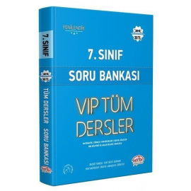 Editör Yayınevi 7. Sınıf Tüm Dersler Soru Bankası Vip Mavi