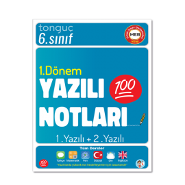 Tonguç Akademi 6. Sınıf Yazılı Notları 1. Dönem 1 ve 2. Yazılı