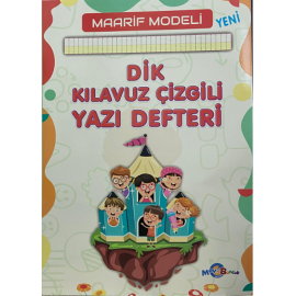 Mavi Boncuk Maarif Model Yazı Defteri Dik Klavuz Çizgili