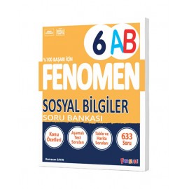 Fenomen Yayıncılık Fenomen 6. Sınıf Sosyal Bilgiler AB Soru Bankası