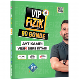 Kr Akademi VİP Fizik 90 Günde AYT Kampı Video Ders Kitabı