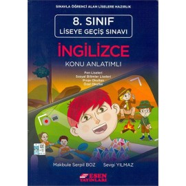 Esen Yayınları 8. Sınıf LGS İngilizce Konu Anlatımlı