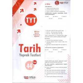 Nitelik Yayınları TYT Tarih Yaprak Testleri