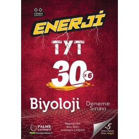 Palme Yayınları TYT Biyoloji Enerji 30 Deneme Sınavı