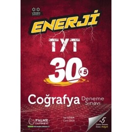 Palme Yayınları TYT Coğrafya Enerji 30 Deneme Sınavı