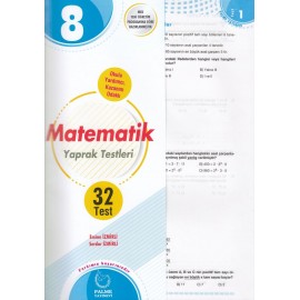 Palme Yayınları 8. Sınıf Matematik Yaprak Test