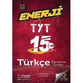 Palme Yayınları TYT Türkçe Enerji 30 Deneme Sınavı