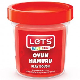 Lets Oyun Hamuru Tek Renk L8340-2 Kırmızı