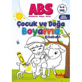 Pinokyo Yayınları Abs Çocuk Ve Doğa Boyama Kitabım 4 - 6 Yaş