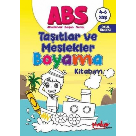 Pinokyo Yayınları Abs Taşıtlar Ve Meslekler Boyama Kitabım 4 - 6 Yaş