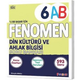 Fenomen Kitap 6. Sınıf Din Kültürü ve Ahlak Bilgisi A-B Soru Bankası