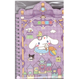 Kuromi sticker Küçük Spiralli Defter SZ293