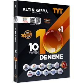 Altın Karma Yayınları 2025 Model TYT 10 Yayın 10 Deneme