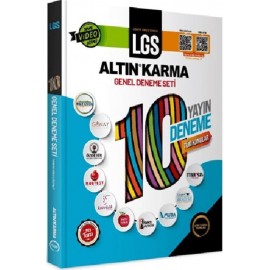 Altın Karma Yayınları 8. Sınıf LGS 10 Farklı Yayın 10 Deneme 