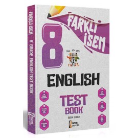 İsem 8. Sınıf 2024 Farklı English Test Book s.b