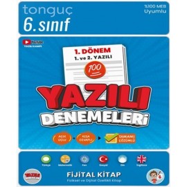 Tonguç Yayınları 6. Sınıf Yazılı Denemeleri 1. Dönem 1 ve 2. Yazılı