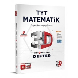 3D Yayınları TYT Matematik Video Destekli Defter