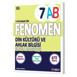 Fenomen Kitap 7. Sınıf Dın Kültürü ve Ahlak Bılgısı Konu Özetlı Soru Bankası A-B